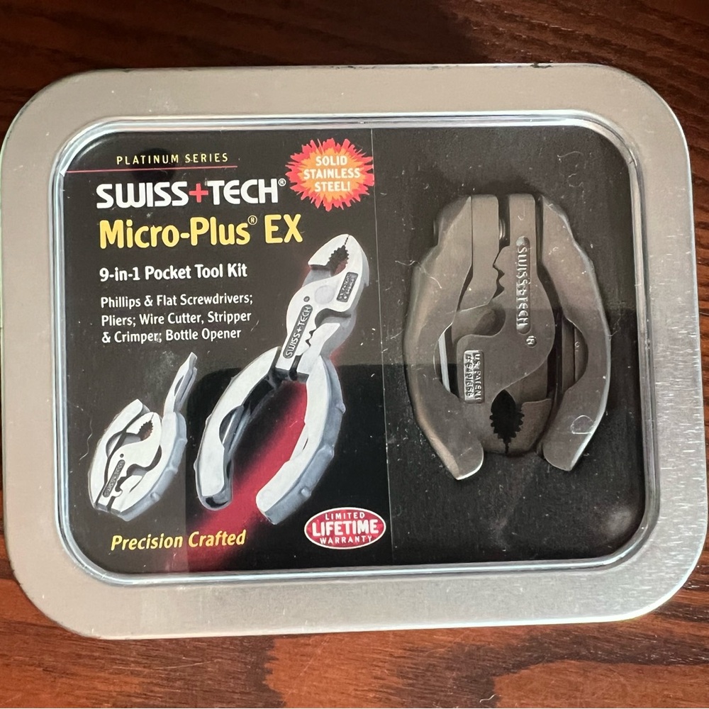 Swiss+Tech Micro-Plus EX 9-in-1 Pocket Tool Kit